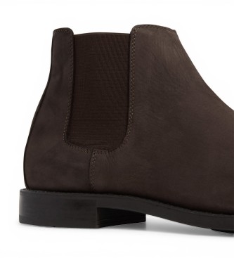 Hackett London Stivaletti Chelsea in camoscio marrone Hampton