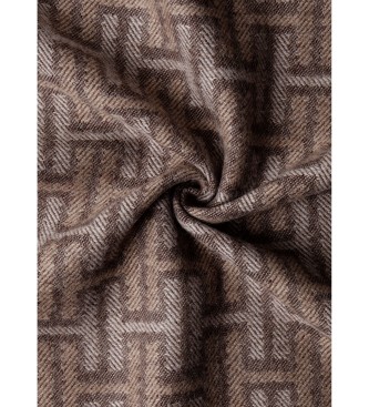 Hackett London Bruine Brnd sjaal