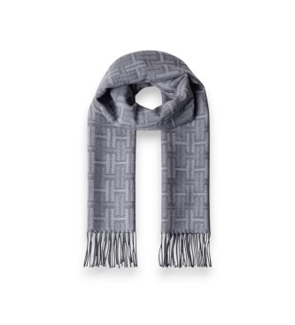 Hackett London Grijze Brnd-sjaal