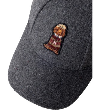 Hackett London Boné Heritage Harry cinza