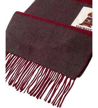 Hackett London Sjaal Harry bordeaux