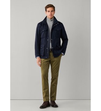 Hackett London Giacca Velospeed blu navy