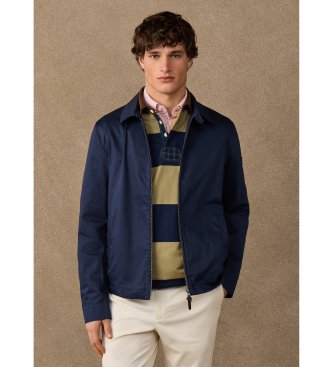 Hackett London Marinsko modra jakna Harrington