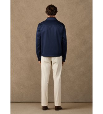 Hackett London Marinsko modra jakna Harrington