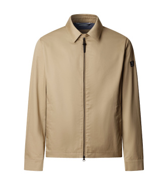 Hackett London Beige Harrington-Jacke