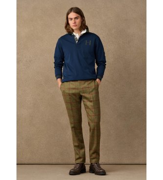 Hackett London Polo rugby Multi Badge granatowe