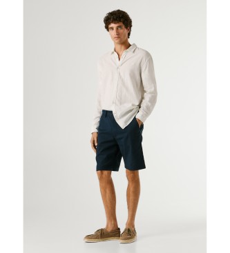 Pepe Jeans Pantaloncini chino classici blu navy