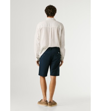 Pepe Jeans Pantaloncini chino classici blu navy