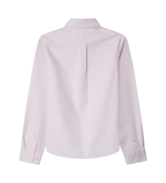 Hackett London Chemise Oxford à rayures roses