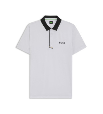 BOSS Polo Paddytech Goc branco
