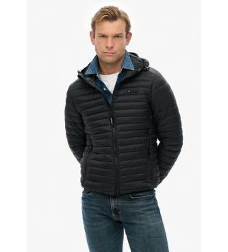 Superdry Casaco com capuz Fuji Lite preto
