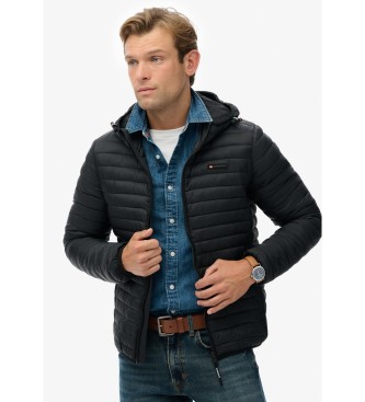 Superdry Casaco com capuz Fuji Lite preto