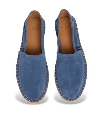 Hackett London Blaue Baywatch-Espadrilles aus Wildleder