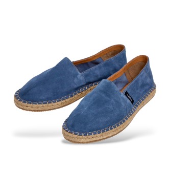 Hackett London Blaue Baywatch-Espadrilles aus Wildleder
