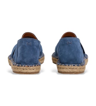 Hackett London Blaue Baywatch-Espadrilles aus Wildleder
