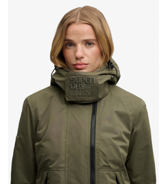 Superdry Hooded MF Arctic jacket in khaki