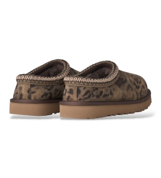 UGG Tasman Spotted Hausschuhe aus Leder braun
