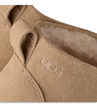 UGG Lederstiefeletten Classic Mini Enwrap beige