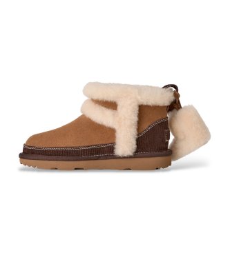 UGG Stiefeletten aus Leder Classic Mini II Heritage braun