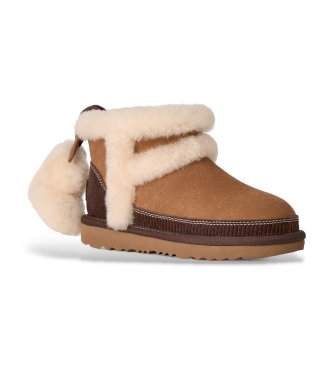 UGG Stiefeletten aus Leder Classic Mini II Heritage braun