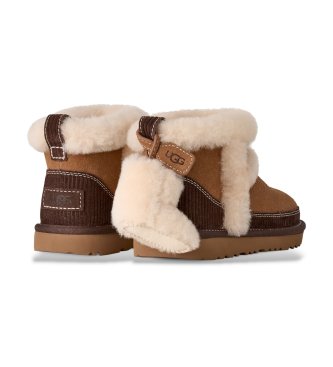 UGG Stiefeletten aus Leder Classic Mini II Heritage braun