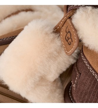 UGG Stiefeletten aus Leder Classic Mini II Heritage braun
