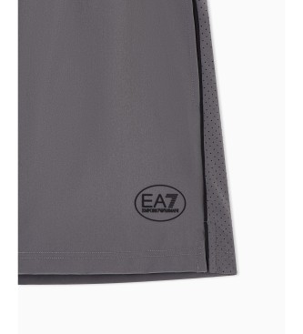 EA7 Grey Tennis Pro Shorts