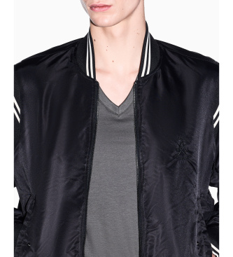 A|X Armani Exchange Grå T-shirt med V-udskæring