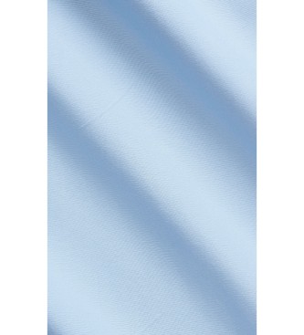 Polo Ralph Lauren Elastisches Popeline-Hemd Custom Fit blau