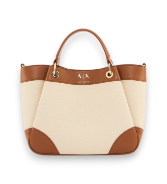 A|X Armani Exchange Bolso Fresh beige