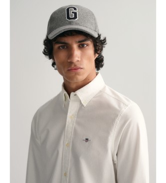Gant Camisa Oxford Slim Fit blanco
