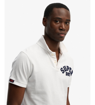Superdry Polo Vintage Athletic bianca