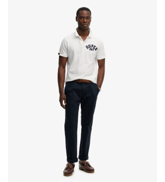 Superdry Polo Vintage Athletic bianca