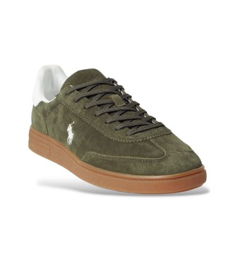 Polo Ralph Lauren Zamszowe buty Bedford w kolorze zielonym