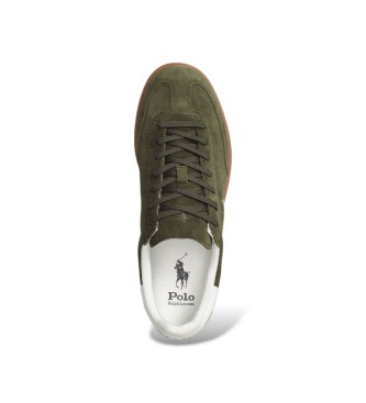 Polo Ralph Lauren Zamszowe buty Bedford w kolorze zielonym