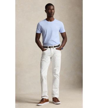 Polo Ralph Lauren Custom Slim Fit Strickshirt hellblau