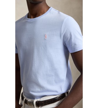 Polo Ralph Lauren Custom Slim Fit Strickshirt hellblau