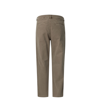 Pepe Jeans Chinos i canvas, regular passform, beige