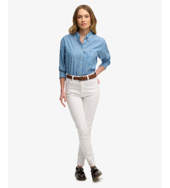 Superdry Blue Relaxed Poplin Shirt