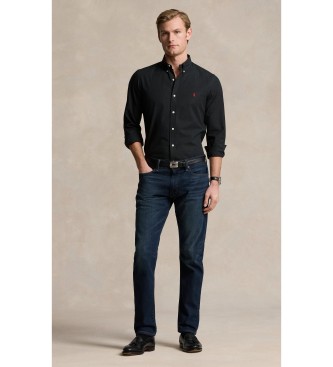 Polo Ralph Lauren Camisa elástica de popelina Slim Fit negro