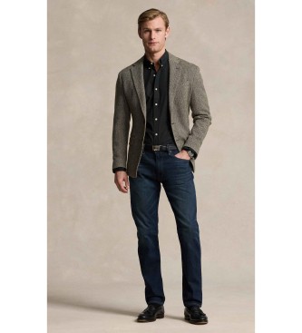 Polo Ralph Lauren Camisa elástica de popelina Slim Fit negro
