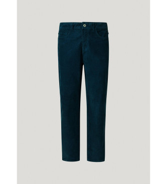 Pepe Jeans Slim byxa 5 fickor Manchester marinblå