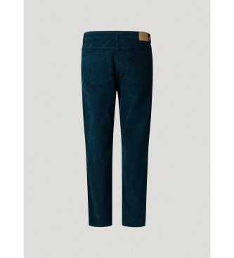 Pepe Jeans Slim byxa 5 fickor Manchester marinblå