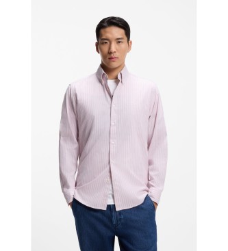 BOSS Ricoplus overhemd lila