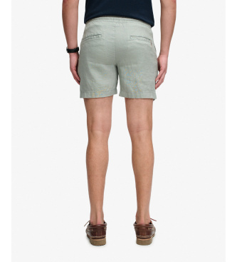 Superdry Shorts Merchant Lino grön
