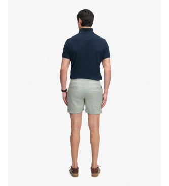 Superdry Shorts Merchant Lino grön