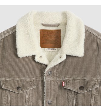 Levi's Bež jakna Trucker v ohlapnem kroju