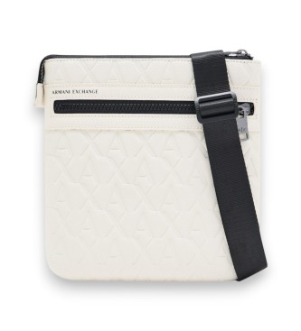 A|X Armani Exchange Off-white textured handbag