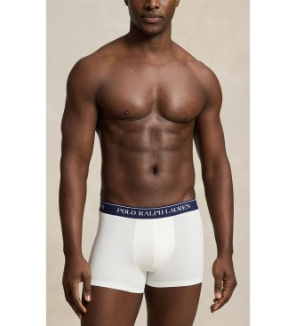 Polo Ralph Lauren Lot de 3 boxers en coton extensible marine, blanc, rose