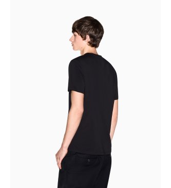 A|X Armani Exchange Camiseta Ajustada negro